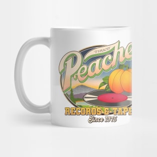 Vintage Peaches Records And Tapes Since 1975 Mug